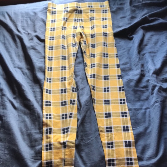 H\u0026M | Pants \u0026 Jumpsuits | Yellow Plaid 